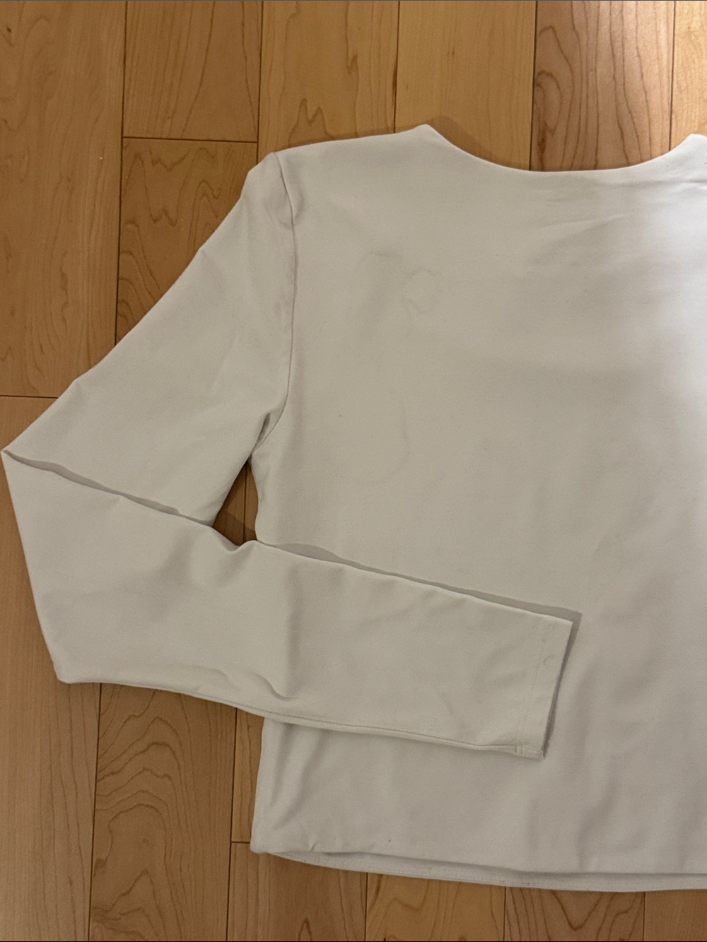 Babaton Aritzia nylon White Long-Sleeve shirt - Picture 4 of 4